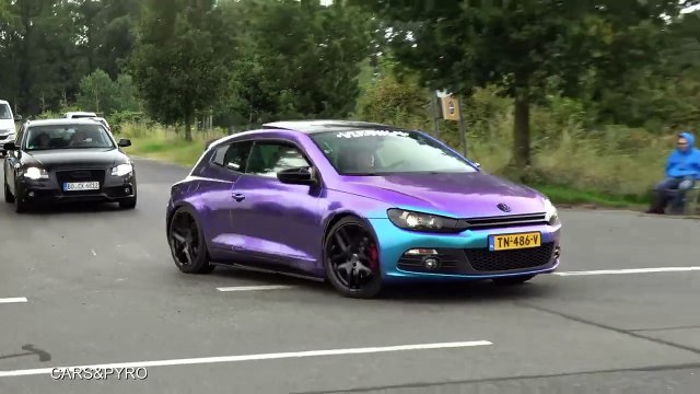 VAG Cars leaving Volkstyle Base 2024- VW Rallye Golf, Scirocco GTX, R32, GTI, RS6 C7, Golf 7R, RS3..