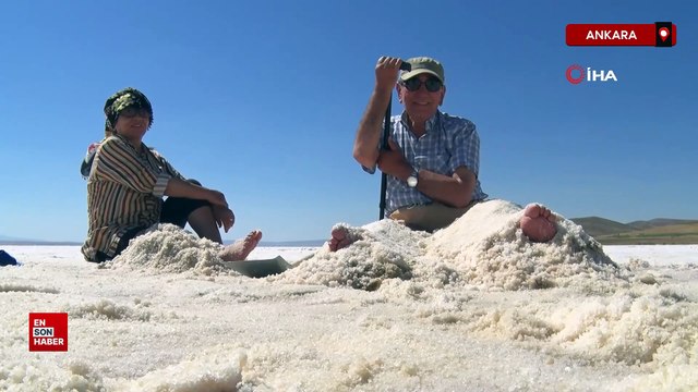 Tuz Gölü pembe renge büründü