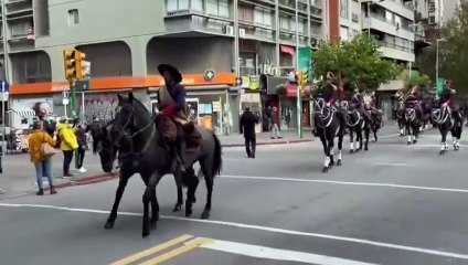 Desfile de Blandengues en conmemoración de los 130 años de la Asociación Elías Regules (25/05/2024)