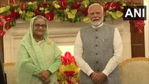 प्रधानमंत्री नरेंद्र मोदी और पीएम शेख हसीना ने दिल्ली के हैदराबाद हाउस में द्विपक्षीय बैठक की