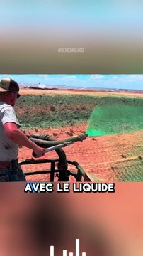 Découvre la magie de l'hydroseeding, une méthode rapide et efficace pour la plantation à grande échelle#hydroseeding #plantation #Écologie