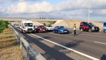 Kuzey Marmara Otoyolu'nda feci kaza