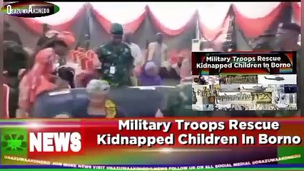 Military Troops Rescue Kidnapped Children In Borno ~ OsazuwaAkonedo