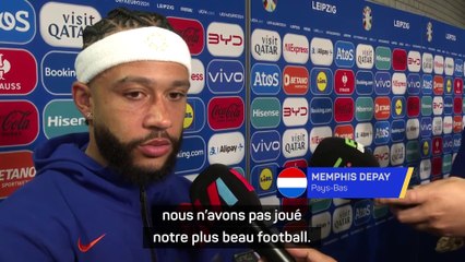 Depay : "Nous n'avons pas joué notre plus beau football"