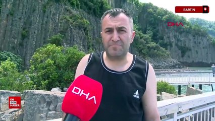 Bartın'da 80 milyon yıllık doğa harikası lav sütunları