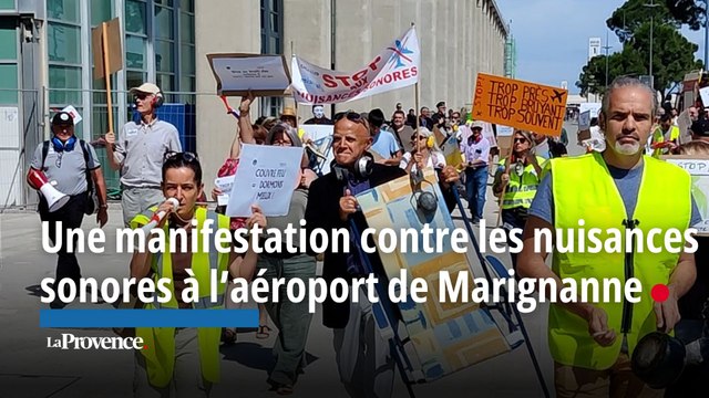 Une manifestation contre les nuisances sonores à l’aéroport de Marignanne