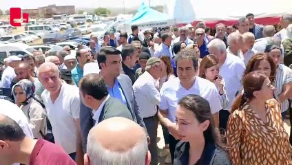 DEM Parti Eş Genel Başkanlarından yangın bölgesine ziyaret