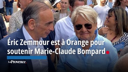 Éric Zemmour est à Organe pour soutenir Marie-Claude Bompard, candidate Reconquête