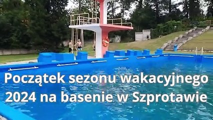 Gazeta Lubuska. Otwarcie sezonu wakacyjnego na basenie w Szprotawie