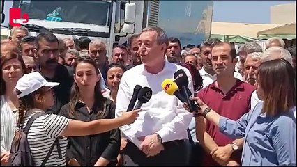 DEM Parti Eş Başkanlarından çağrı: 'Yangın felaketinin sorumlusu DEDAŞ'tır. Afet bölgesi ilan edilsin'