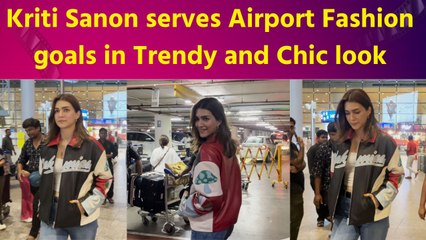 Kriti Sanon serves Airport Fashion goals in Trendy and Chic look