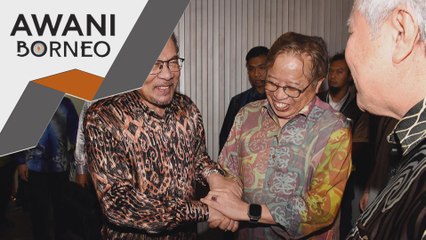 Anwar bertemu Wan Junaidi, hadiri majlis Makan Malam Gawai Dayak