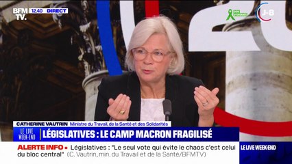 Catherine Vautrin, ministre du Travail, confirme la publication du décret sur la réforme de l'assurance-chômage le 1er juillet