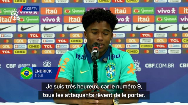 Endrick rêvait du numéro 9 mais veut avant tout aider l’équipe