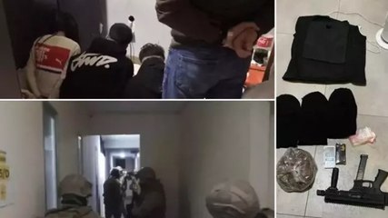 İstanbul’da ‘Anucur’ çetesine operasyon kamerada