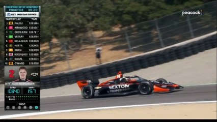 IndyCar 2024 Laguna Seca Practice: Ferrucci Gets Lost Going the Wrong Way 🏎️