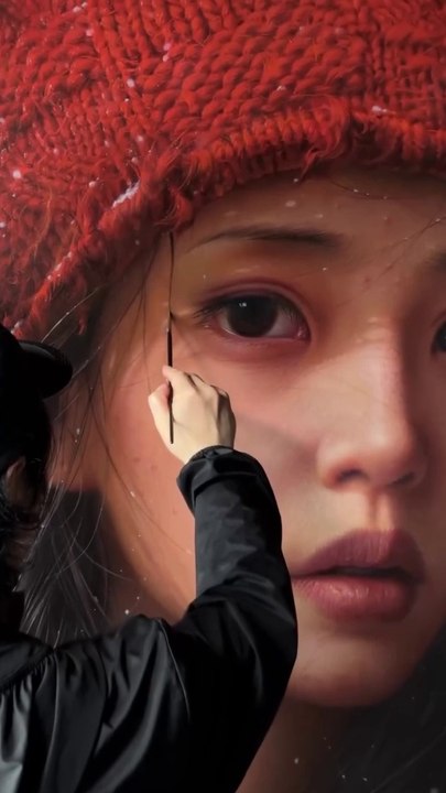 "beautiful girl painting tutorial"