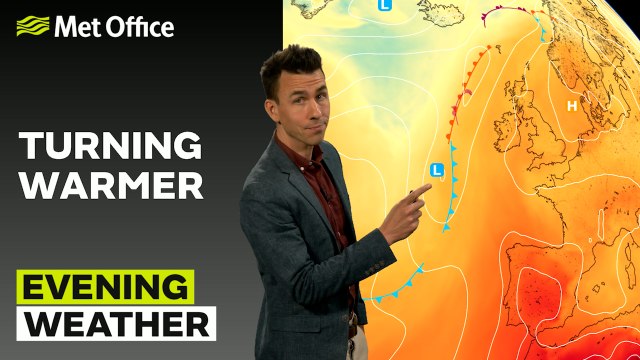 Met Office Evening Weather Forecast 22/06/24 – Rain and cloud reaching the west