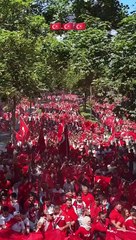 Almanya sokaklarında Mehter Marşı
