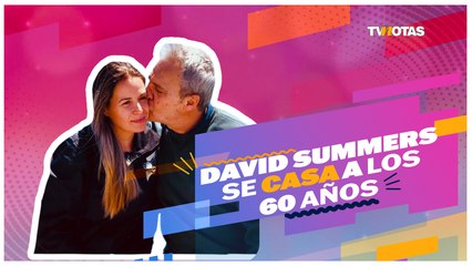 ¡David Summers se casa con Christine Cambeiro!