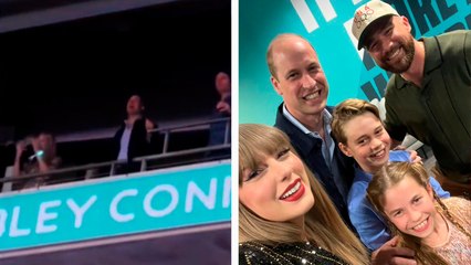 Taylor Swift pone a bailar 'Shake It Off' al Príncipe William durante su concierto en Londres