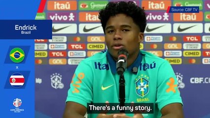 Endrick hoping for photo with Brazil team-mate Neymar