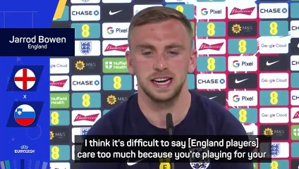 Bowen calls on England fans to 'stick with' Three Lions