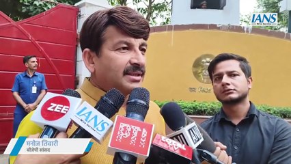मनोज तिवारी ने कहा, “Arvind Kejriwal के खिलाफ धरने पर बैठी हैं Atishi”