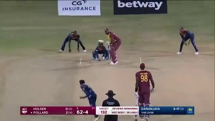 Kieron Pollard HITS Six Sixes in an Over!! _ West Indies vs Sri Lanka _ 1st CG Insurance T20I