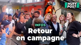 Législatives : en Corrèze, François Hollande donne de sa personne pour son retour en campagne électorale