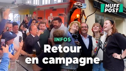 Législatives : en Corrèze, François Hollande donne de sa personne pour son retour en campagne électorale