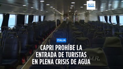 La isla de Capri prohíbe el acceso a turistas debido a un problema grave con el sistema de agua