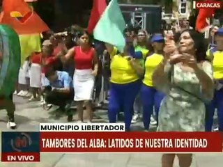 Encuentro "Tambores del ALBA" dicen presente en la Plaza Bolívar de Caracas