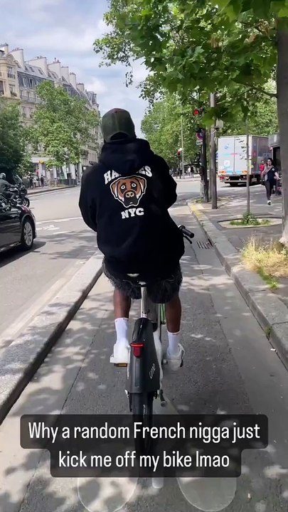 Le skateur professionnel américain Tyshawn violemment agressé par un cycliste en France (vidéo)