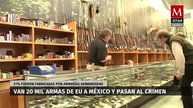Más de 20 mil armas ilegales ingresan anualmente a México: ATF