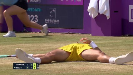 Queen's: Musetti Dominates Thompson to Reach Final 🎾