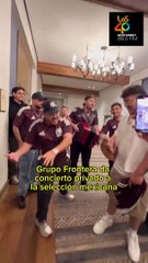 Grupo Frontera da concierto privado a la selección mexicana