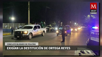 Policías levantan plantón tras destitución de titular de la SSP en Michoacán
