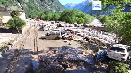 Lluvias torrenciales, inundaciones y vientos huracanados en Suiza y Polonia
