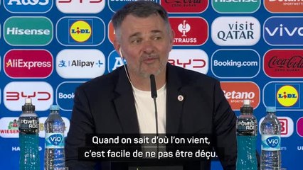 Géorgie - Sagnol : "Quand on sait d'où l'on vient, c'est facile de ne pas être déçu"