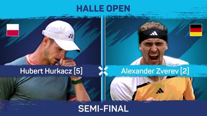 Hurkacz stuns Zverev to reach Halle final