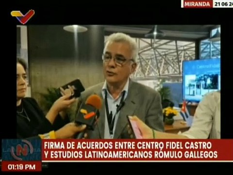 Venezuela y Cuba firman convenio para el intercambio de conocimientos
