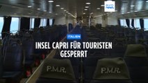 Fähren m¨üssen umkehren: Warum dürfen keine Touristen mehr auf die Insel Capri?