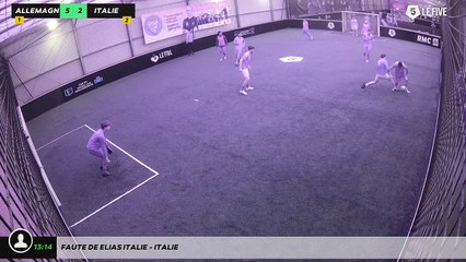 Faute de ELIAS ITALIE - ITALIE