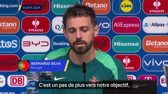 Portugal - Bernardo Silva : Un pas de plus vers notre objectif qui est d'essayer de gagner l'Euro