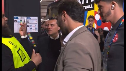 Euro 2024, imprevisto per Montella: l'addetto alla sicurezza non lo riconosce