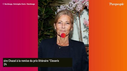 Download Video: Claire Chazal avoue regretter sa faible présence télévisuelle : 