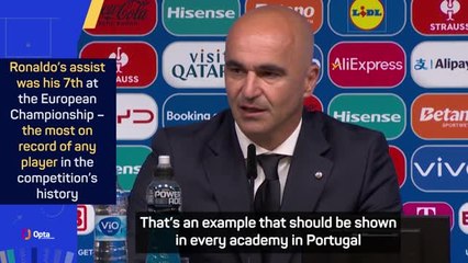 Ronaldo assist 'pure moment of Portuguese football' - Martinez