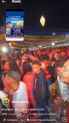 Após cumprimentar pré-candidato de oposição em show pago por prefeitura, cantora é repreendida e pede desculpas