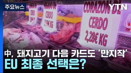 中, 돼지고기 다음 카드도 '만지작'...EU 최종 선택은? / YTN